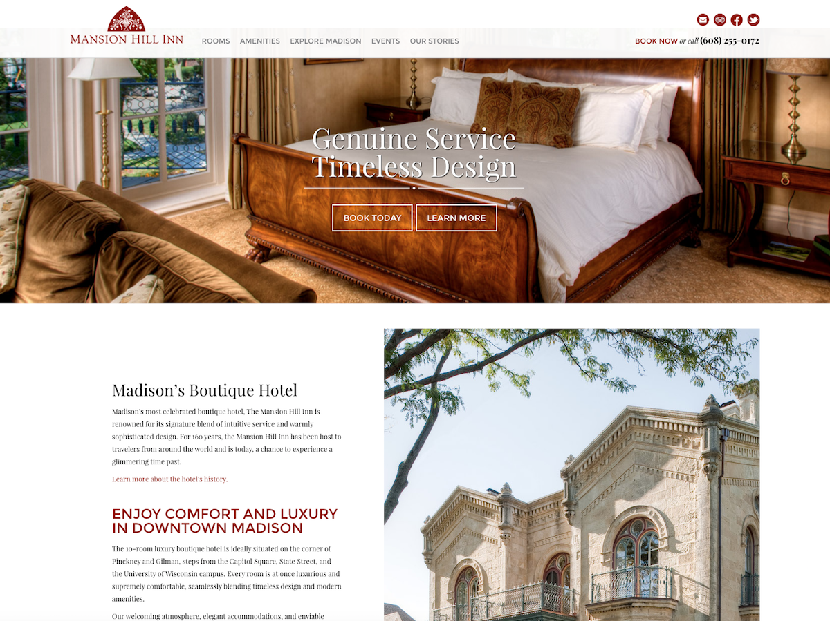 Wordpress Web Design, Boutique Hotel, Responsive Web Design Wordpress Web Design, Boutique Hotel, Responsive Web Design